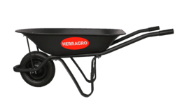 Carretilla de metal Herragro con mango metálico 4.5 Ft3