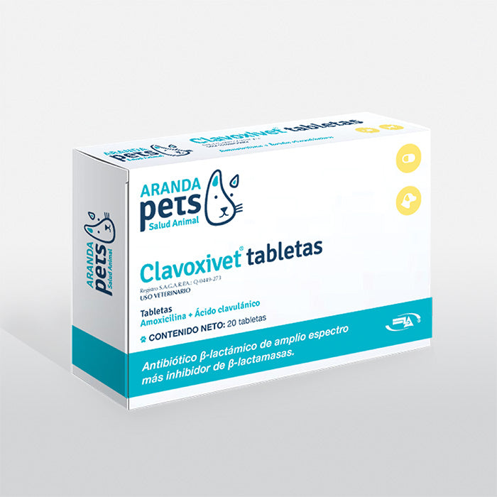 Clavoxivet 20 Tabletas
