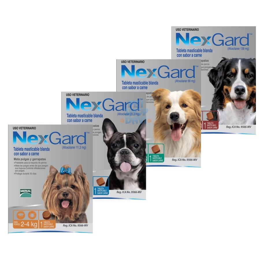 Desparasitante Externo para Perro Nexgard
