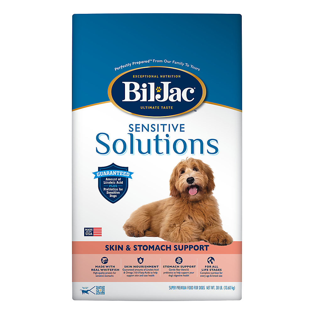 Alimento Seco para Perros BilJac Sensible Piel y Estomago 15 LB