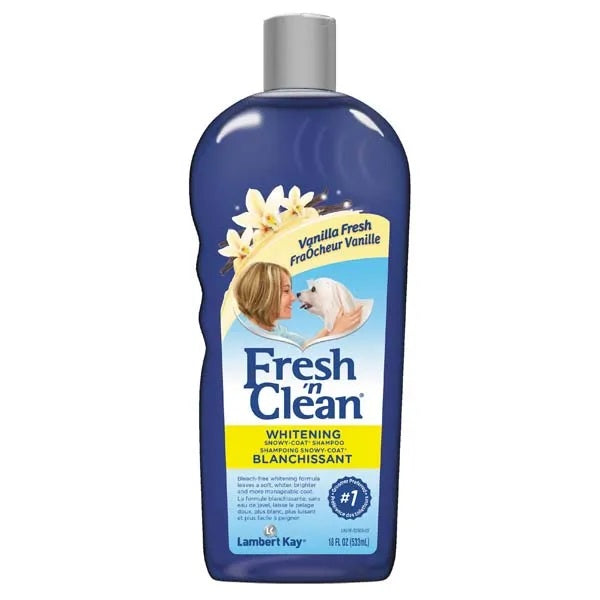 Shampoo para Perro de Pelo Blanco Olor a Vainilla Fresh & Clean 18 Oz