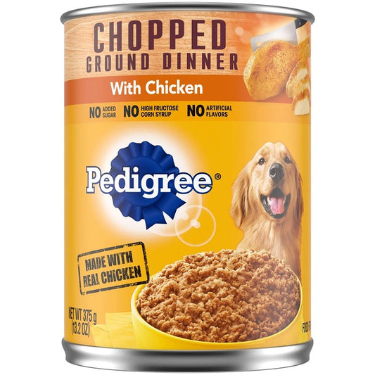 Alimento Hùmedo en Lata Para Perros Pedigree Chopped Chicken 375g