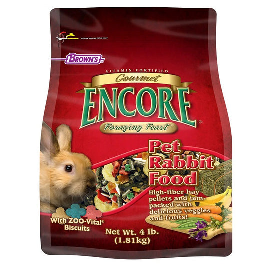 Alimento Browns Encore Gourmet Conejos  4Lb
