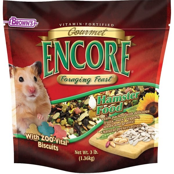 Alimento Browns Hamster Encore Gourmet 3 Lb